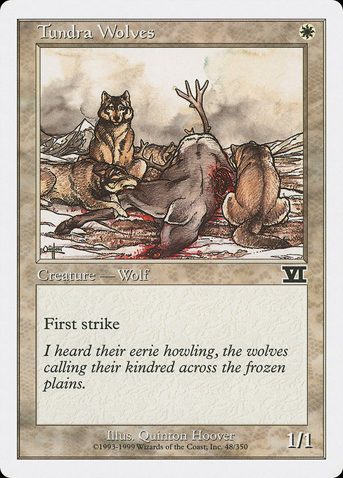 Magic the Gathering Card - Tundra Wolves - MTG Circle
