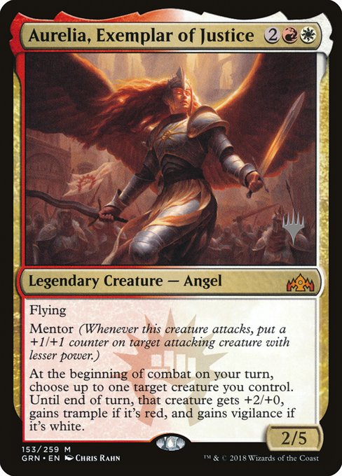 Magic the Gathering Card - Aurelia, Exemplar of Justice - MTG Circle