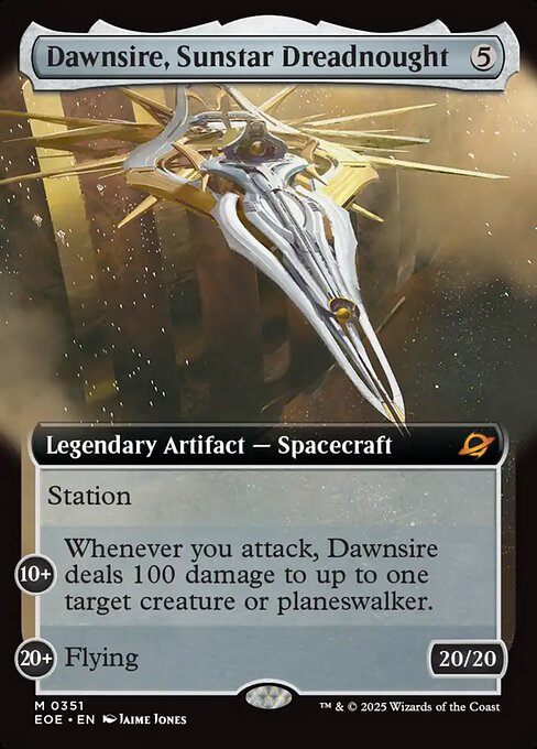 Magic the Gathering Card - Dawnsire, Sunstar Dreadnought - MTG Circle