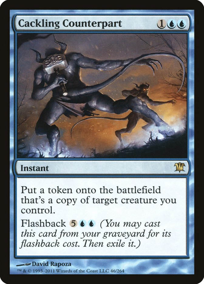 Magic the Gathering Card - Cackling Counterpart - MTG Circle