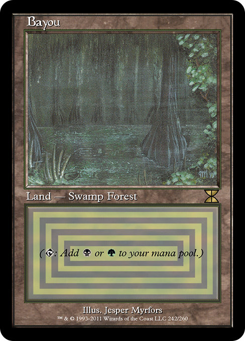 Magic the Gathering Card - Bayou - MTG Circle