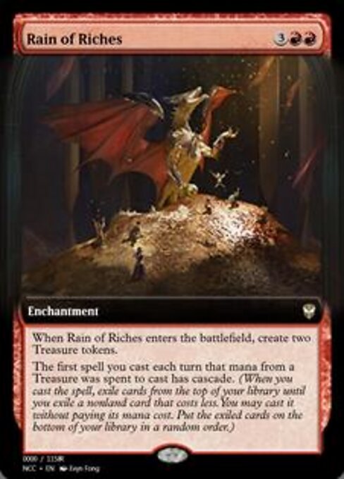 Magic the Gathering Card - Rain of Riches - MTG Circle