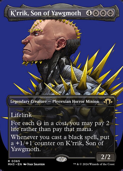 Magic the Gathering Card - K'rrik, Son of Yawgmoth - MTG Circle
