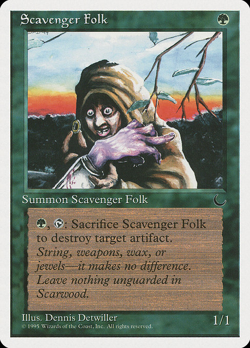 Magic the Gathering Card - Scavenger Folk - MTG Circle
