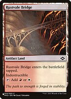 Magic the Gathering Card - Rustvale Bridge - MTG Circle