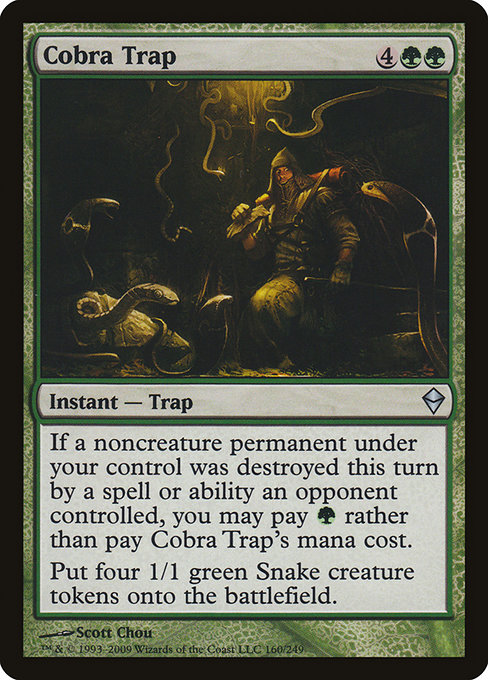 Magic the Gathering Card - Cobra Trap - MTG Circle