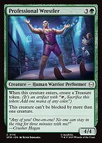 Magic the Gathering Card - Professional Wrestler - MTG Circle