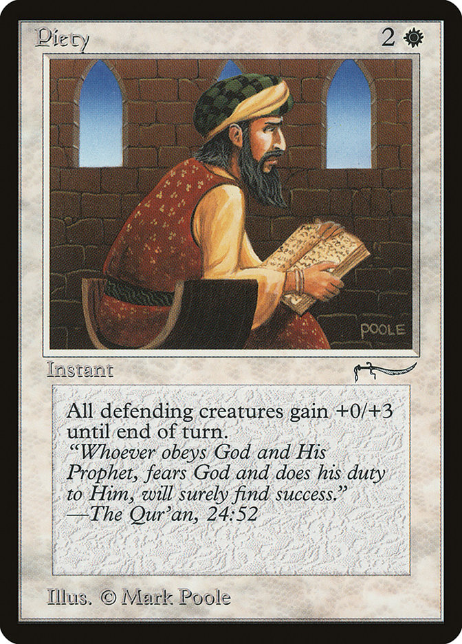 Magic the Gathering Card - Piety - MTG Circle