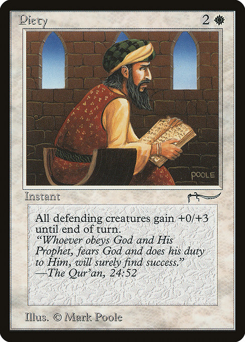 Magic the Gathering Card - Piety - MTG Circle