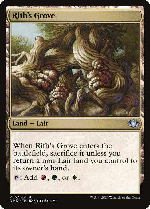 Magic the Gathering Card - Rith's Grove - MTG Circle