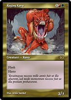 Magic the Gathering Card - Raging Kavu - MTG Circle