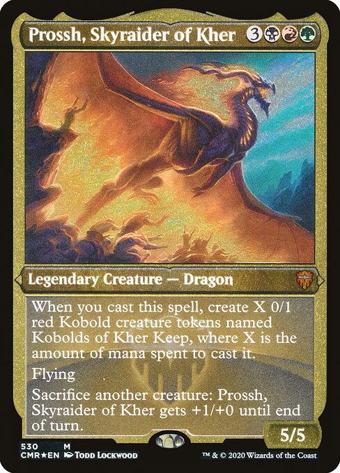 Magic the Gathering Card - Prossh, Skyraider of Kher - MTG Circle
