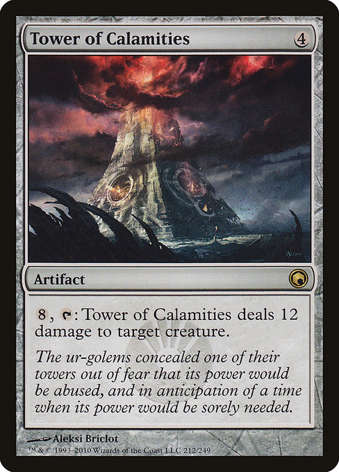 Magic the Gathering Card - Tower of Calamities - MTG Circle