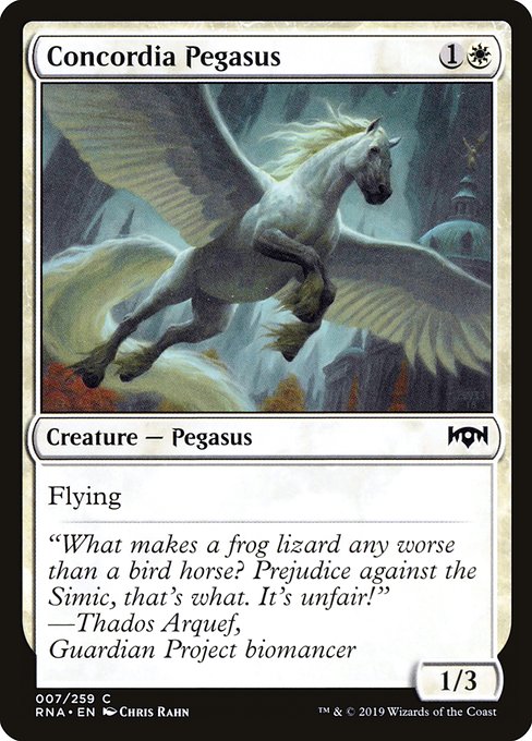 Magic the Gathering Card - Concordia Pegasus - MTG Circle