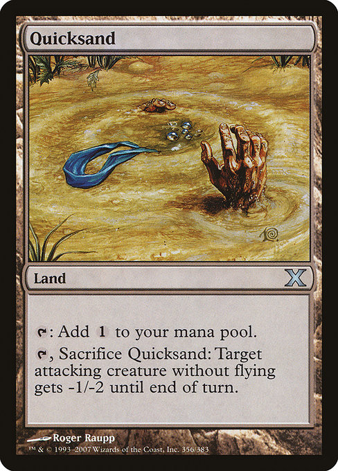 Magic the Gathering Card - Quicksand - MTG Circle