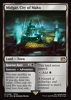 Magic the Gathering Card - Midgar, City of Mako // Reactor Raid - MTG Circle