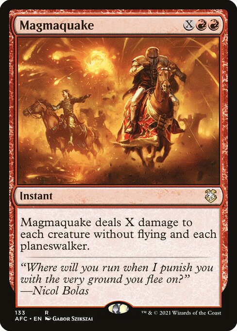 Magic the Gathering Card - Magmaquake - MTG Circle