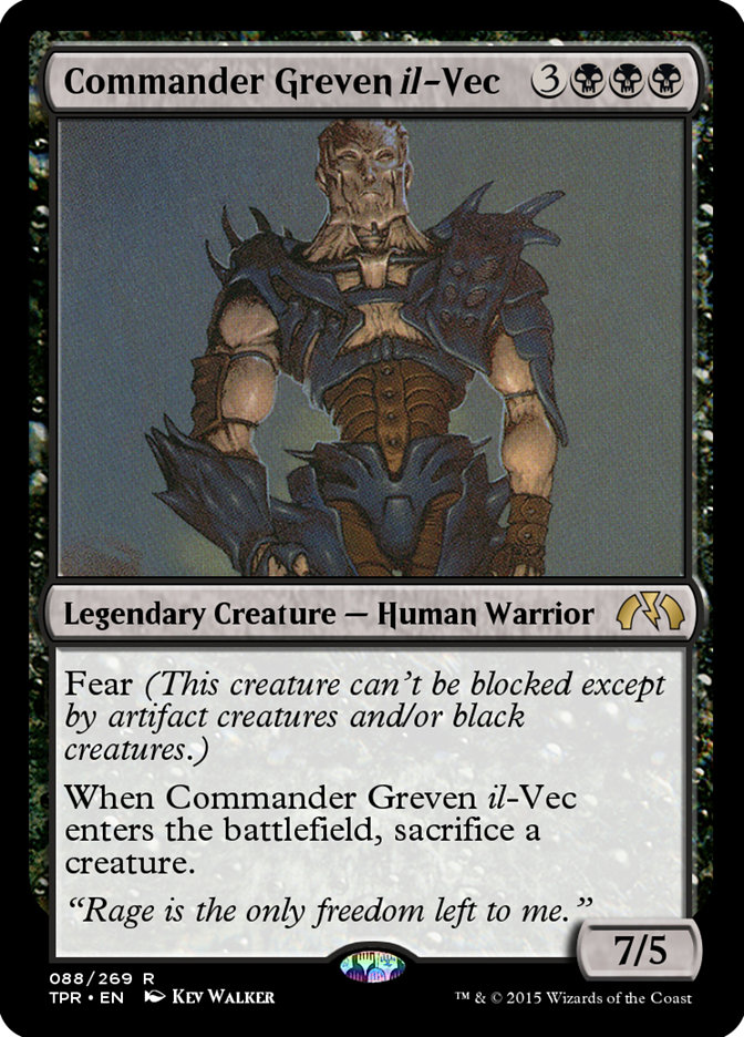 Magic the Gathering Card - Commander Greven il-Vec - MTG Circle