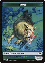 Magic the Gathering Card - Boar - MTG Circle