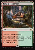 Magic the Gathering Card - Temple of Abandon - MTG Circle