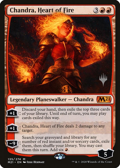 Magic the Gathering Card - Chandra, Heart of Fire - MTG Circle
