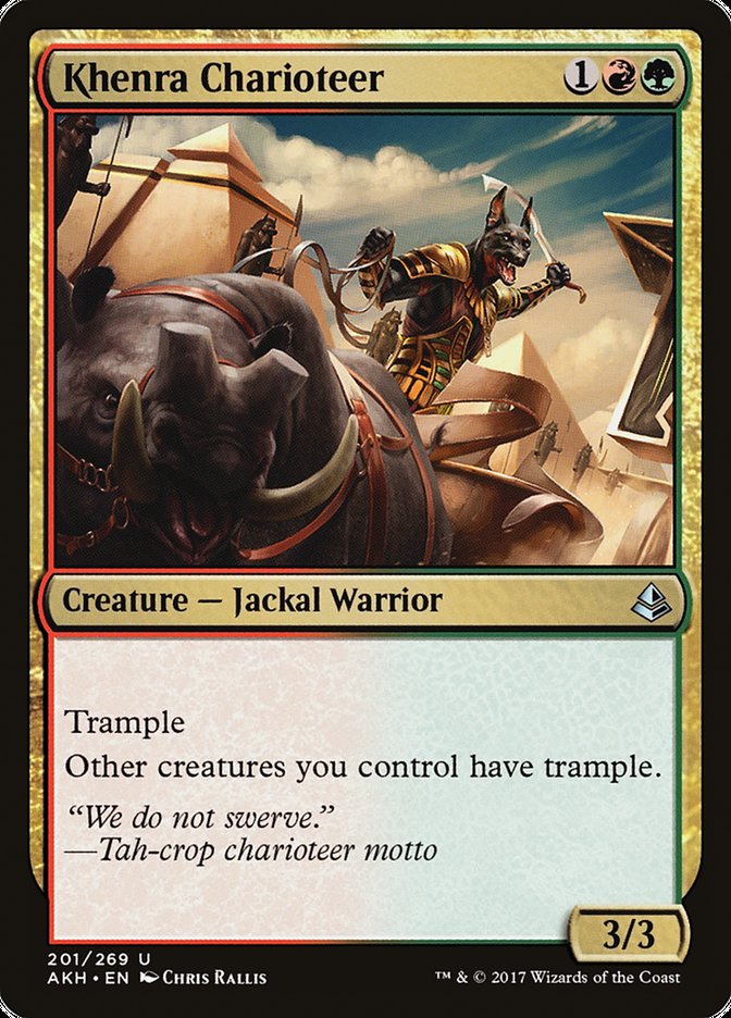 Magic the Gathering Card - Khenra Charioteer - MTG Circle