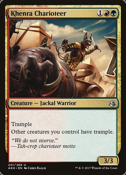Magic the Gathering Card - Khenra Charioteer - MTG Circle