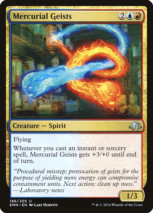 Magic the Gathering Card - Mercurial Geists - MTG Circle