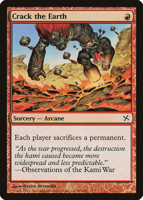 Magic the Gathering Card - Crack the Earth - MTG Circle