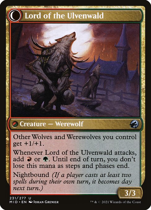 Magic the Gathering Card - Lord of the Ulvenwald - MTG Circle