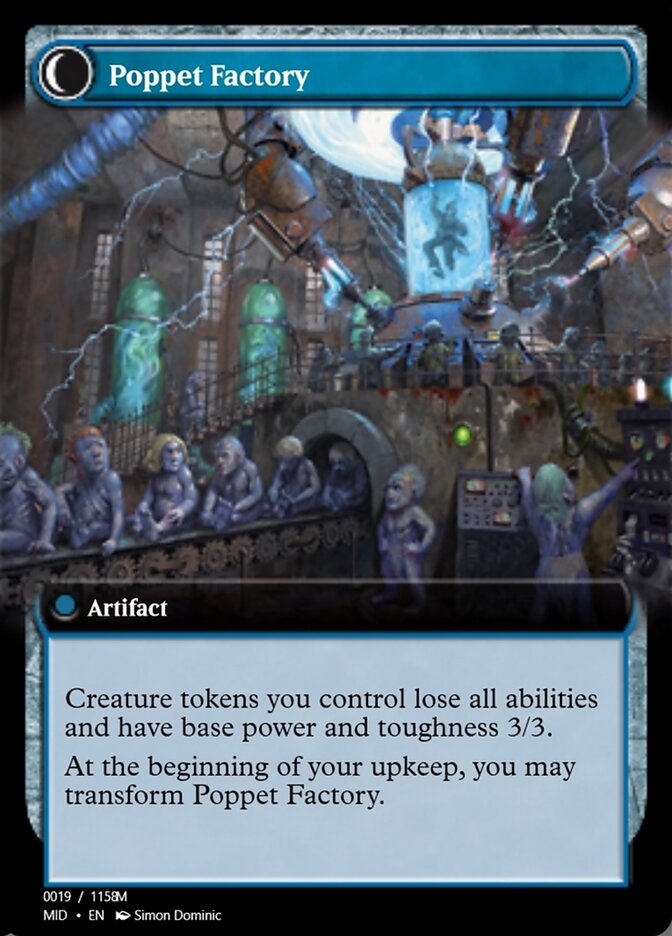 Magic the Gathering Card - Poppet Factory - MTG Circle