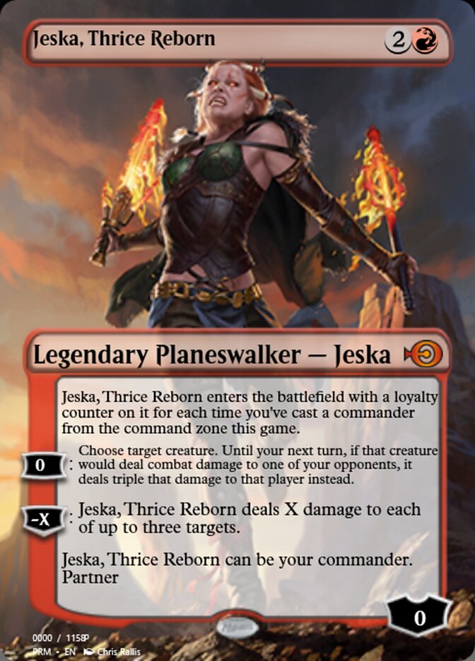 Magic the Gathering Card - Jeska, Thrice Reborn - MTG Circle