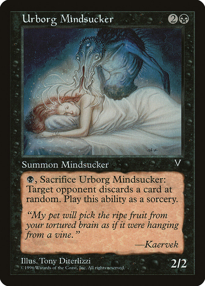 Magic the Gathering Card - Urborg Mindsucker - MTG Circle