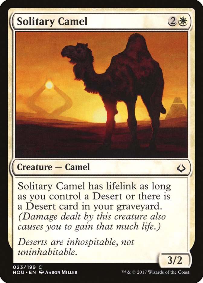 Magic the Gathering Card - Solitary Camel - MTG Circle