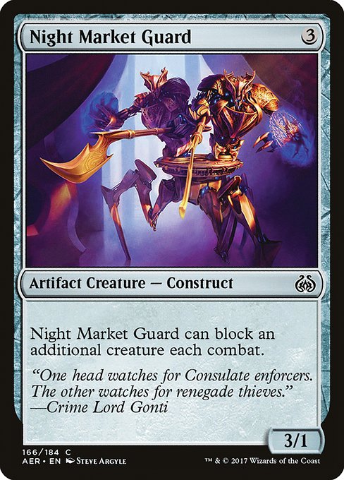 Magic the Gathering Card - Night Market Guard - MTG Circle