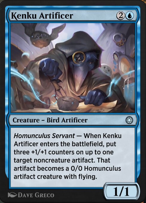 Magic the Gathering Card - Kenku Artificer - MTG Circle