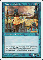 Magic the Gathering Card - Straw Soldiers - MTG Circle