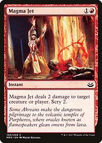 Magic the Gathering Card - Magma Jet - MTG Circle