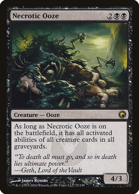 Magic the Gathering Card - Necrotic Ooze - MTG Circle