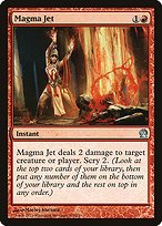 Magic the Gathering Card - Magma Jet - MTG Circle