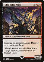 Magic the Gathering Card - Fulminator Mage - MTG Circle