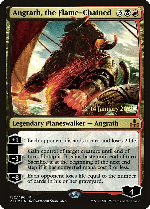 Magic the Gathering Card - Angrath, the Flame-Chained - MTG Circle