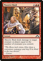 Magic the Gathering Card - Massive Raid - MTG Circle
