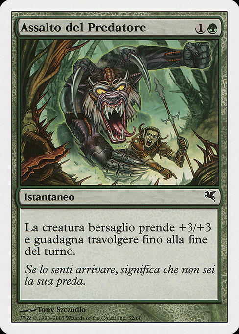 Magic the Gathering Card - Predator's Strike - MTG Circle