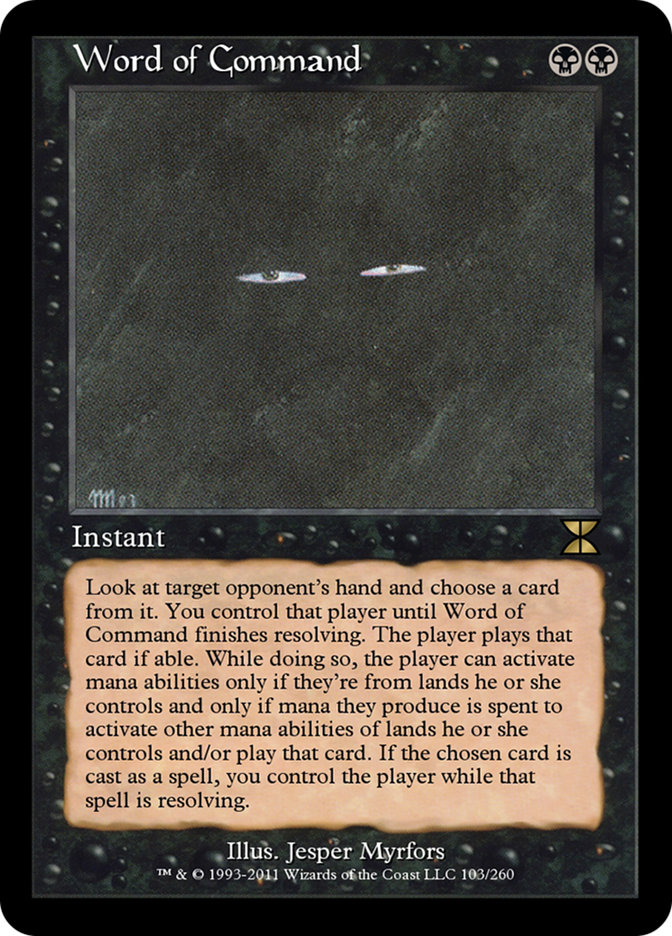Magic the Gathering Card - Word of Command - MTG Circle