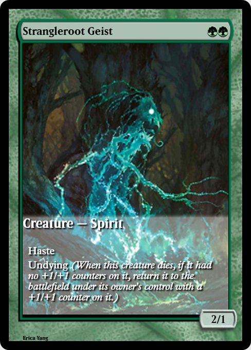 Magic the Gathering Card - Strangleroot Geist - MTG Circle