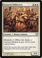 Magic the Gathering Card - Samurai Enforcers - MTG Circle