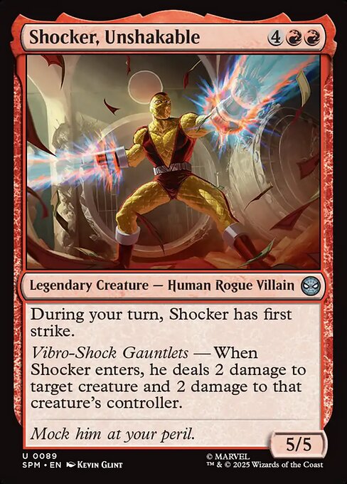Magic the Gathering Card - Shocker, Unshakable - MTG Circle