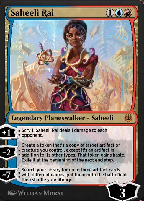 Magic the Gathering Card - Saheeli Rai - MTG Circle