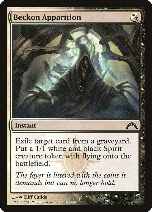 Magic the Gathering Card - Beckon Apparition - MTG Circle